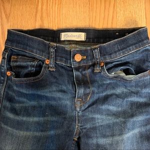 Madewell Skinny Skinny Lakeshore wash jeans